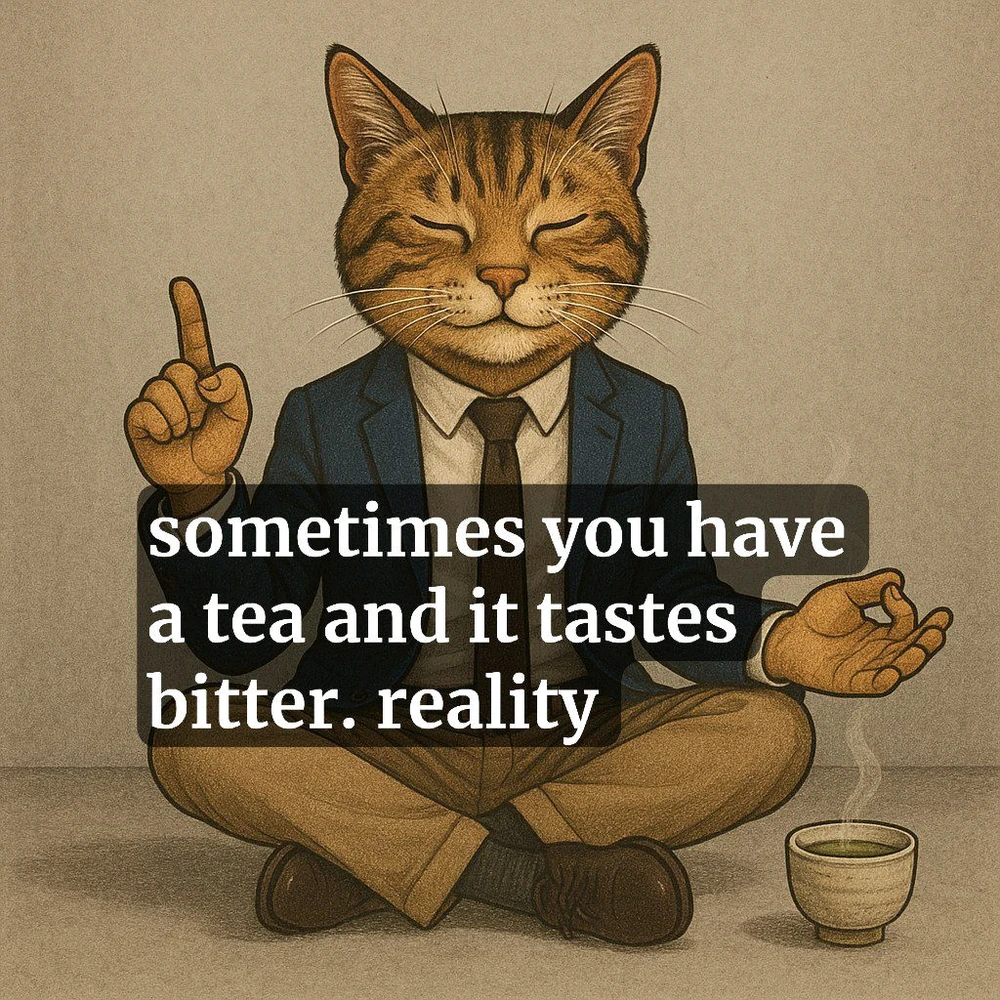 Sometimes bitter, reality