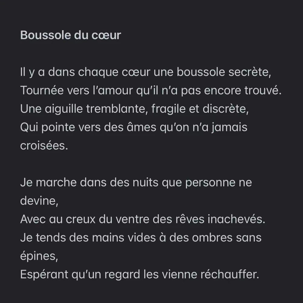 Et si nos cœurs cherchaient toujours des échos ...