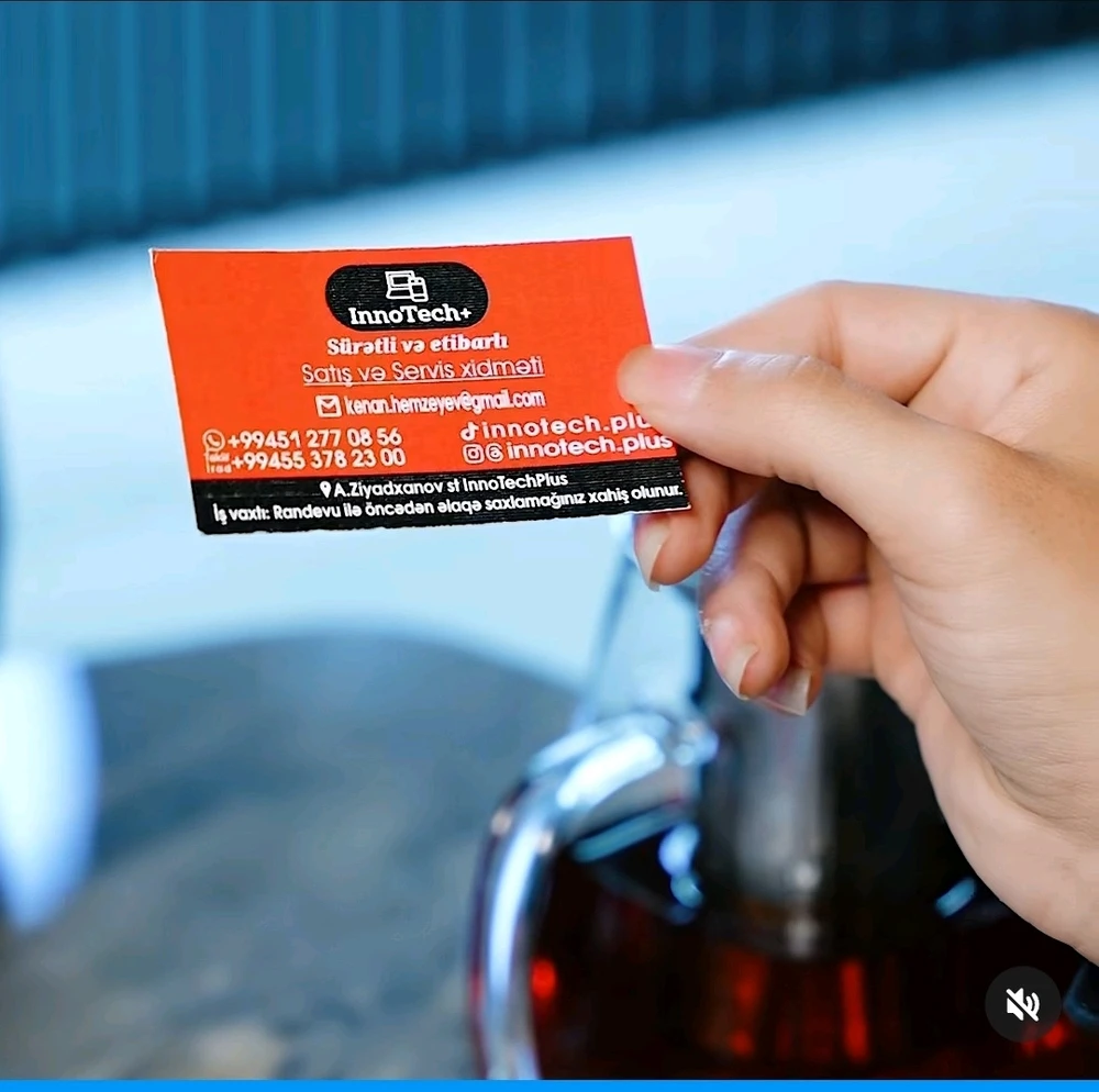 Xaricdən sifariş və servis xidməti.