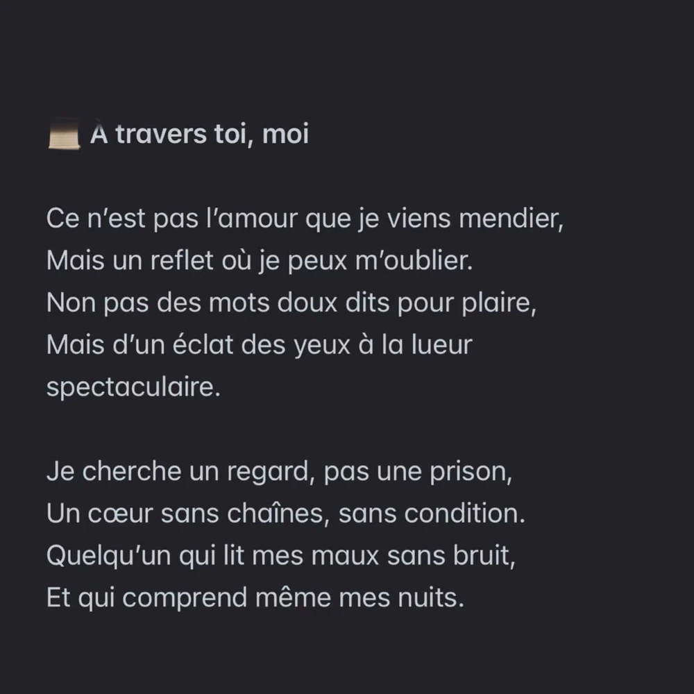 Ce n’est pas l’amour… c’est se retrouver.