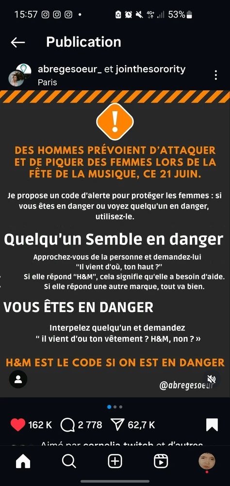 Fête de la musique ⚠️