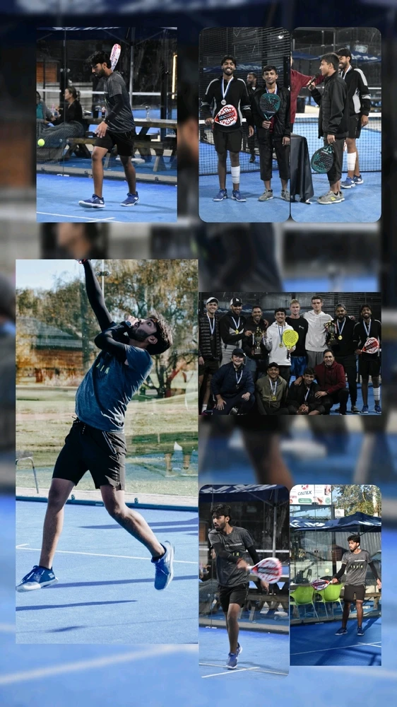 Padel player by heart