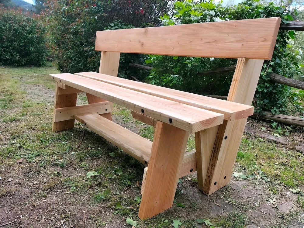 Banc en Douglas