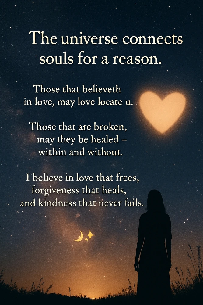 FORGIVE YOURSELF AND LET LOVE IN ❤️❤️🤞