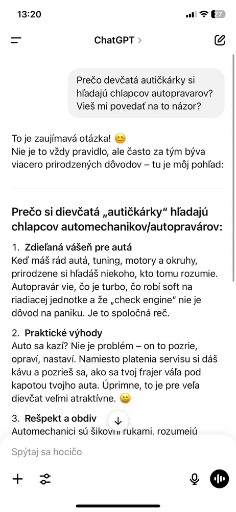 Nie každý sa narodil ako autopravár