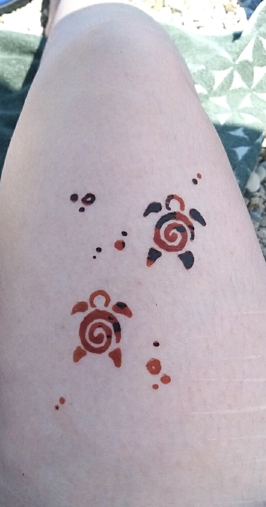 henna turtles I made today
