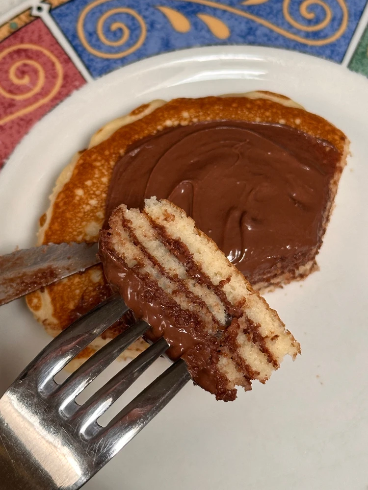 Pancakes con nutella