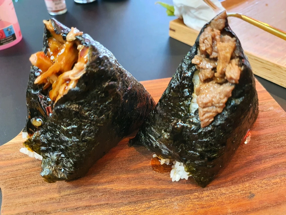 "Jelly-filled Donuts" also known as Onigiri. Japanese rice balls with various tasty fillings