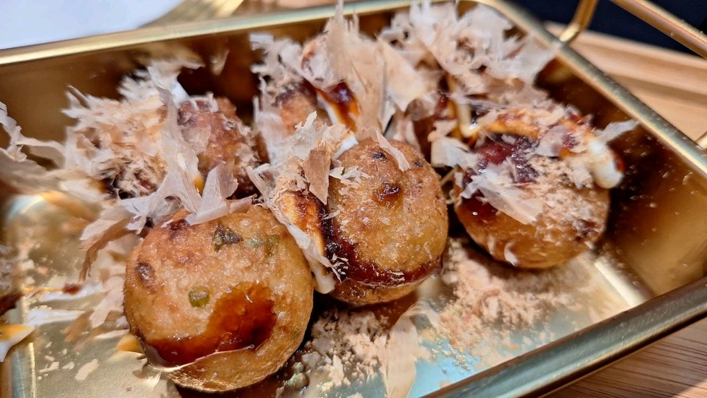 Japanese Takoyaki balls