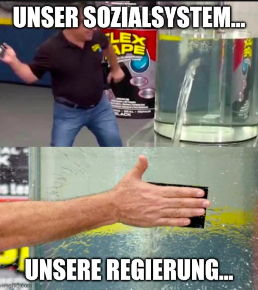 Es wird ersichtlich, dass das Sozialsystem an allen Ecken an seine Grenzen stößt...