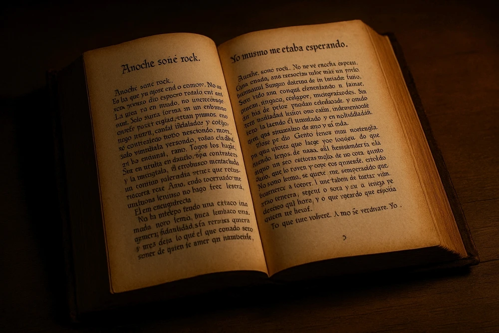 Last night I dreamed of rock music by Shinnobu