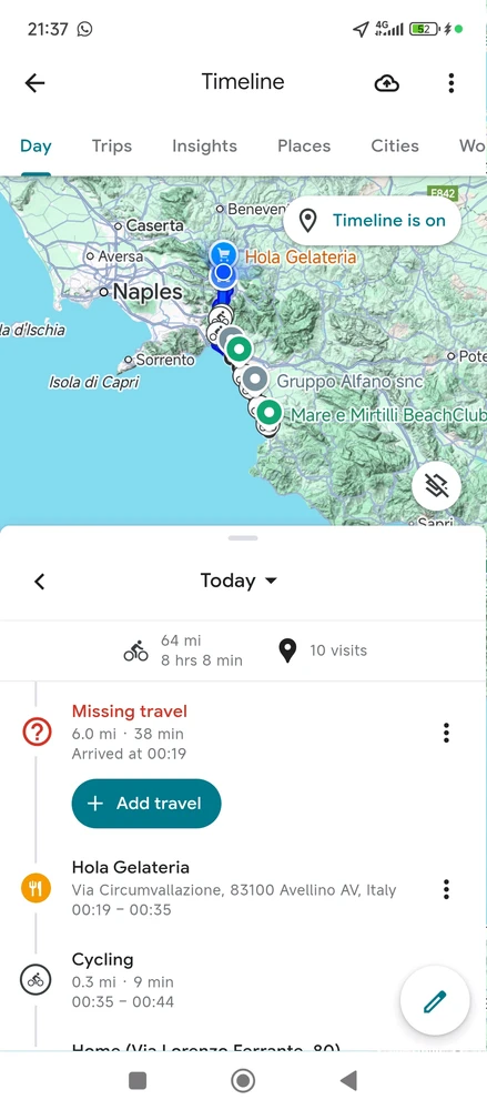 What is your longest trip in bike?