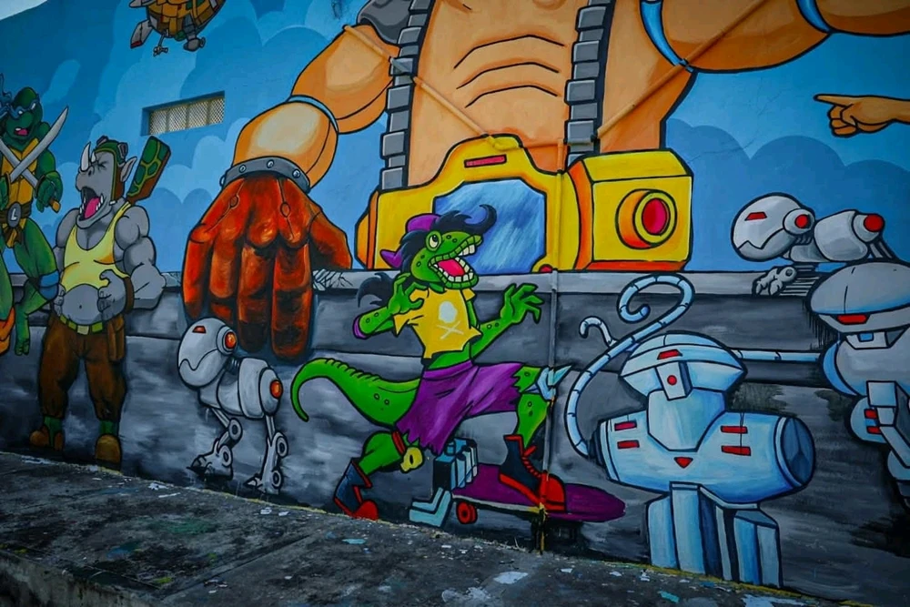 TMNT mural🤯🔥🔥💯🤘