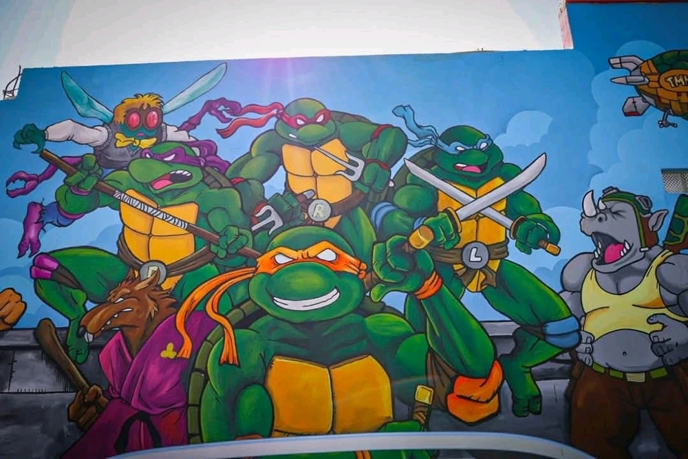 TMNT mural🤯🔥🔥💯🤘