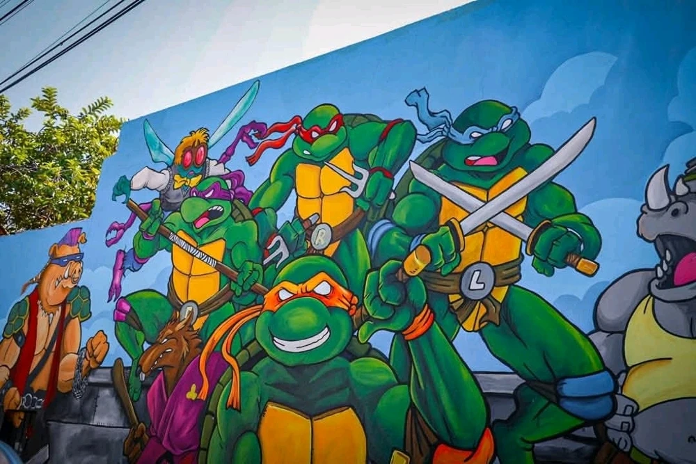 TMNT mural🤯🔥🔥💯🤘