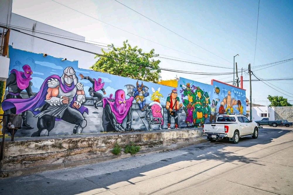 TMNT mural🤯🔥🔥💯🤘