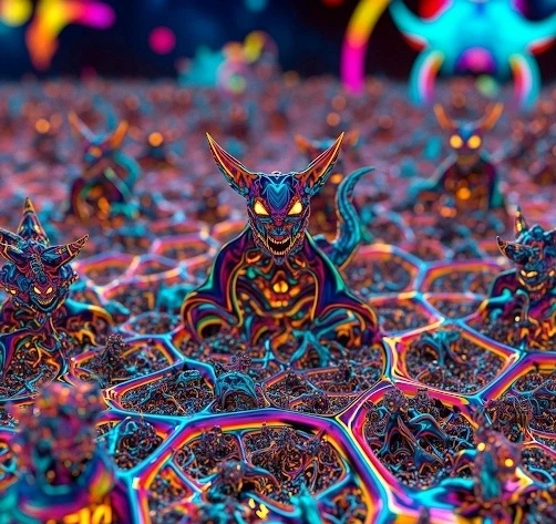Trippy things I seen in my head and used AI to turn real anyone else ever seen things like that?🫠🫠🫠🫠