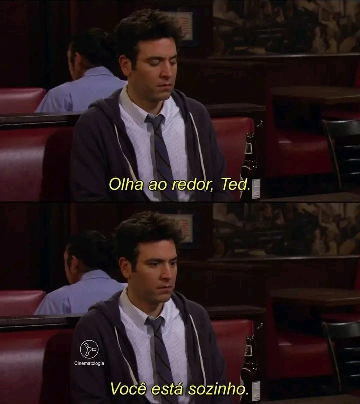 A primeira vez que eu chorei vendo HIMYM. Daí pra frente foi só lágrimas