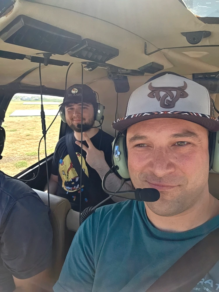 Helicopter ride with my bro