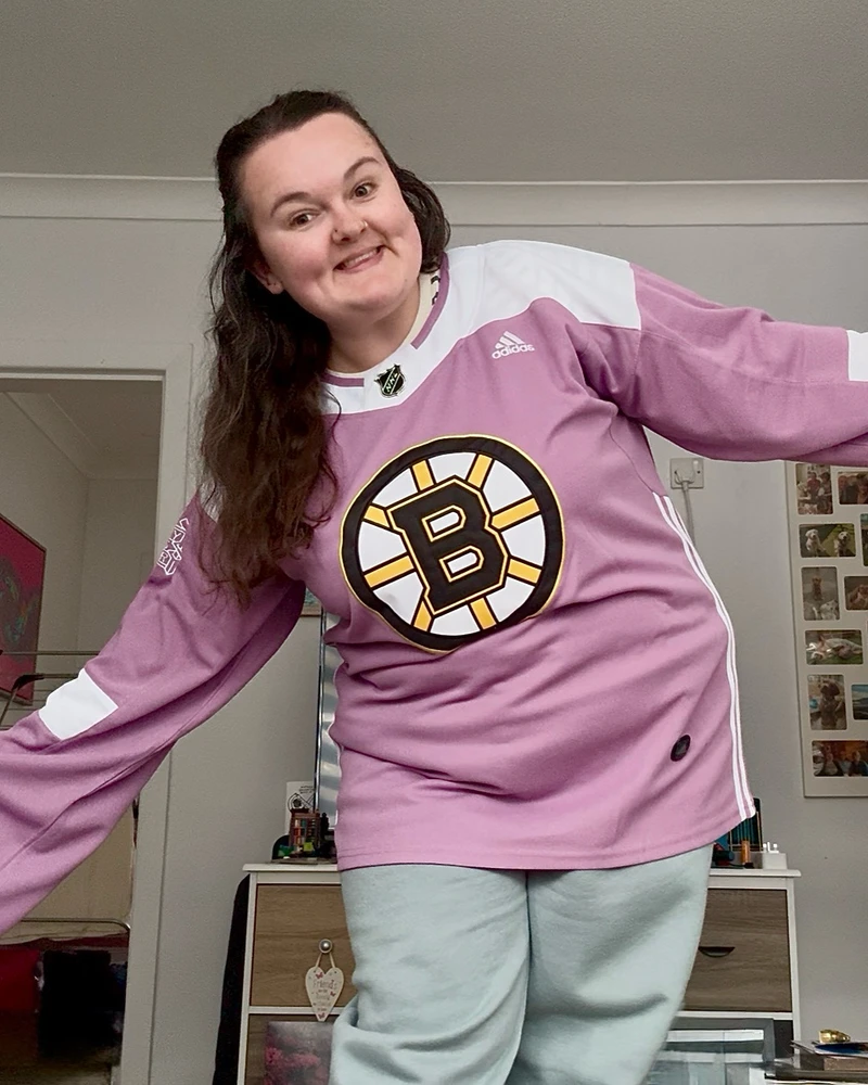 My first Bruins jersey