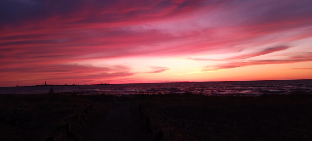 Lakeside sunset