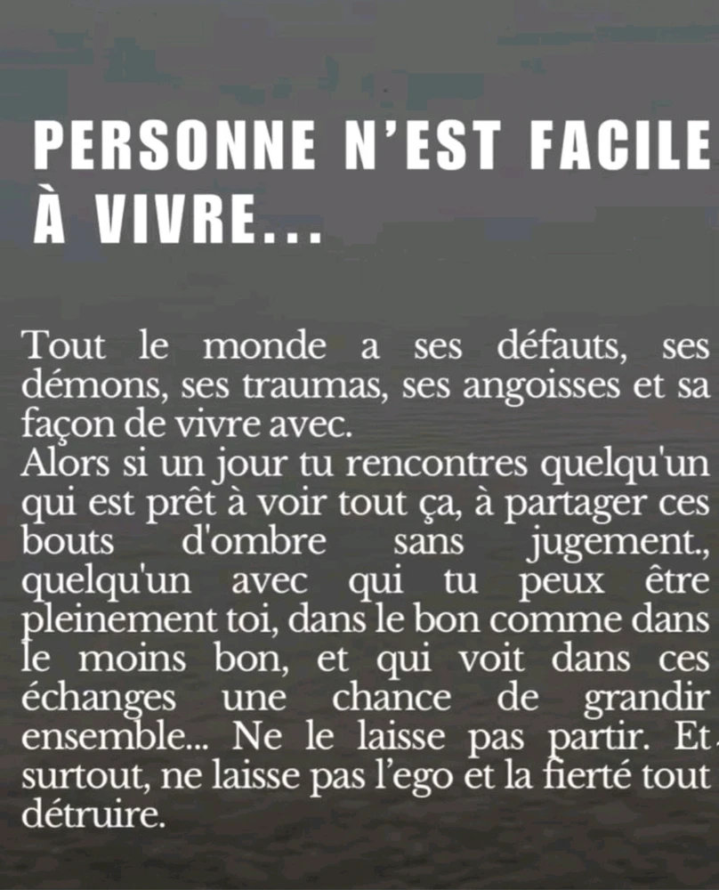 Des Êtres Humains, tout simplement...