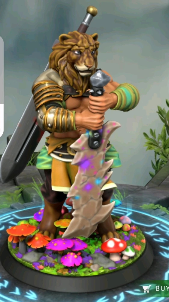 Grimsley the Leonin Champion who ended up helping Zuggtmoy win and take over the Underdark...