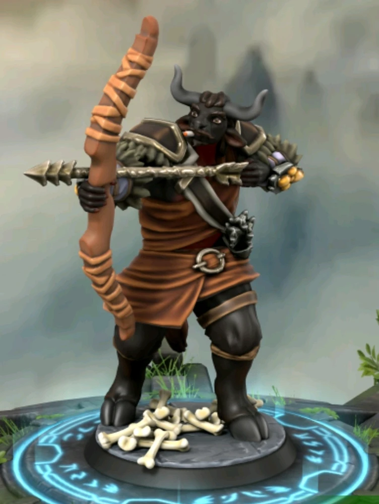 Darian the Minotaur Ranger who left for milk and cigarettes before getting lost and crazed in the Underdark.