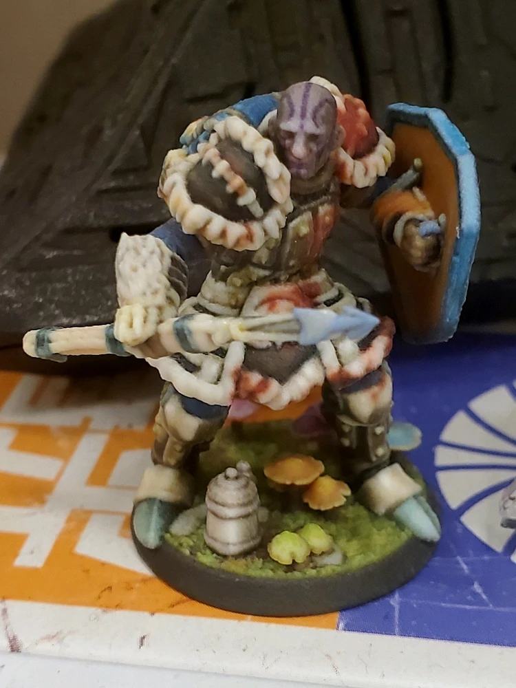 My PC Aukan, who accidently served Zuggtmoy before breaking the connection. Also managed to kill the demon lord Graz'zt...