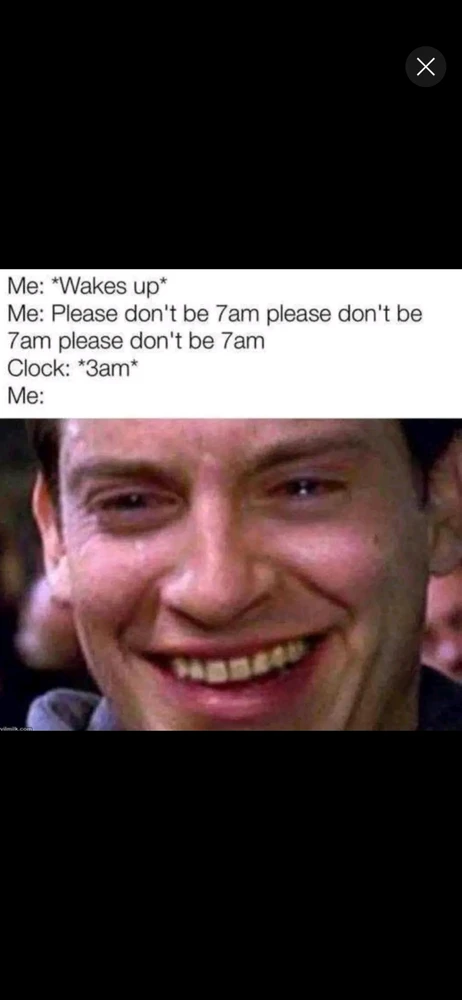 Me when I'm trying to sleep before work