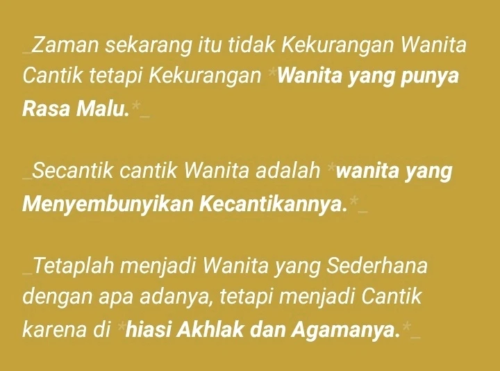 teruntuk 🤲wanitaku