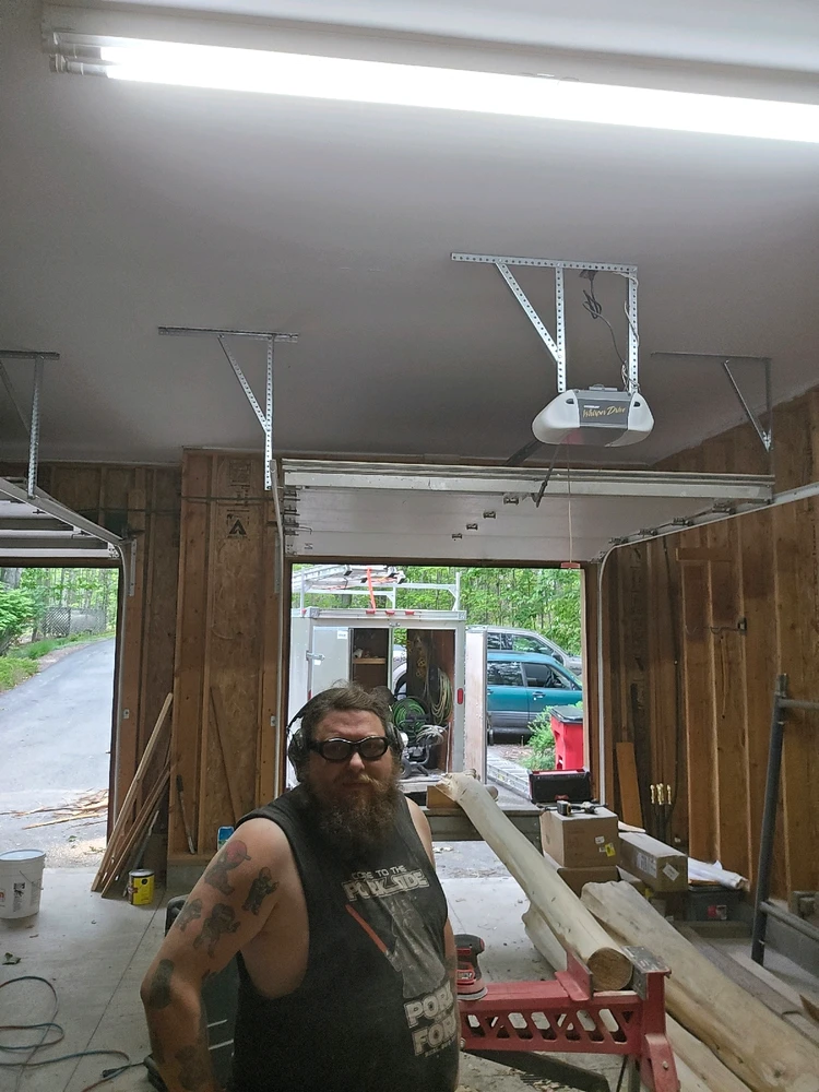 Me in my element with sanding
