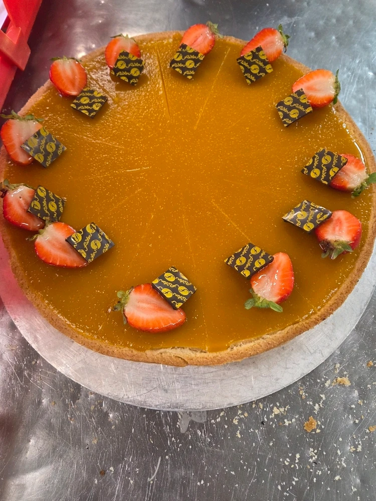 Mangokäsetorte (vegan)