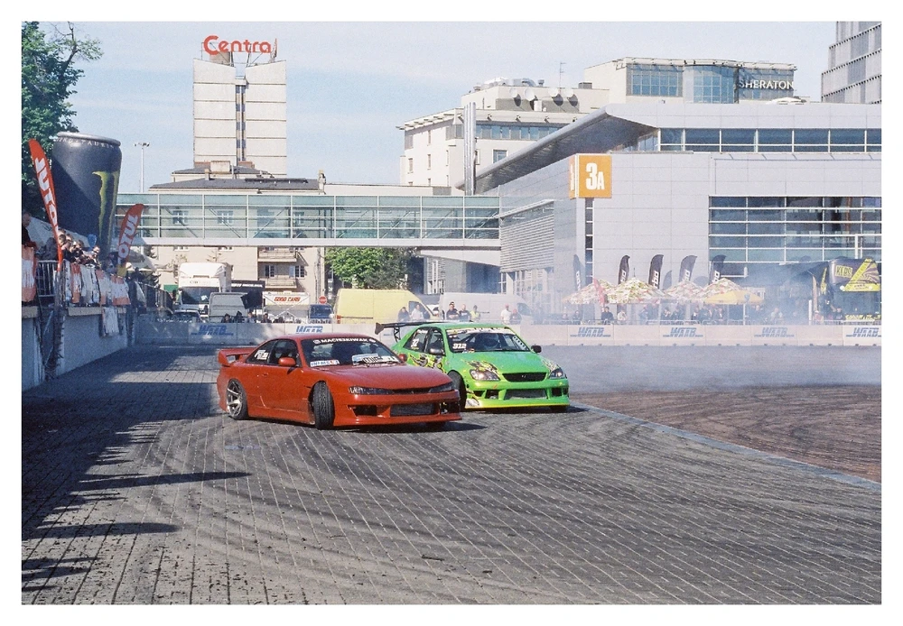 Drift missiles on film!