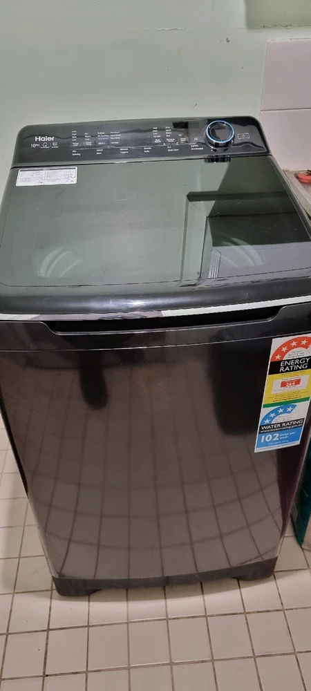 Awesome new machine that can fit all the clothes and will actually get things clean. 