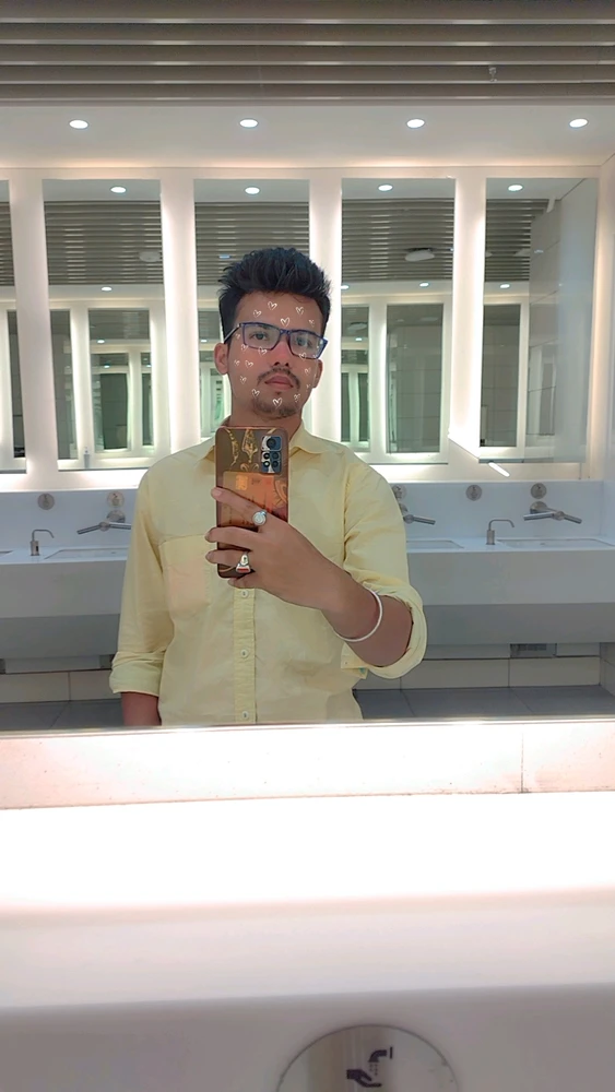 Selfie not a prior but felt cute 😄