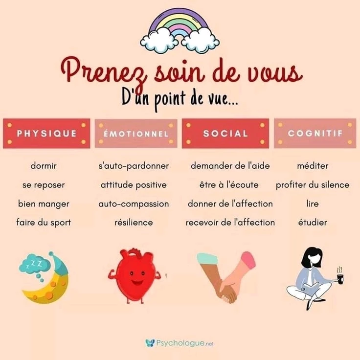 Mille et une façons de prendre soin de soi 💫