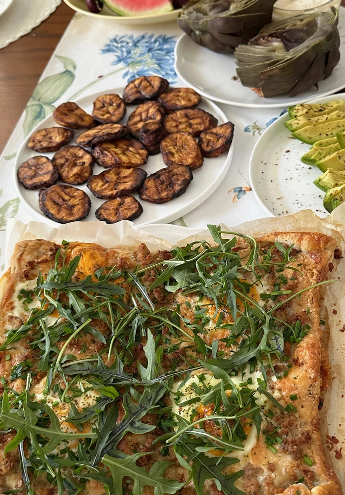 Was craving artichokes so decided to do a whole brunch spread lol