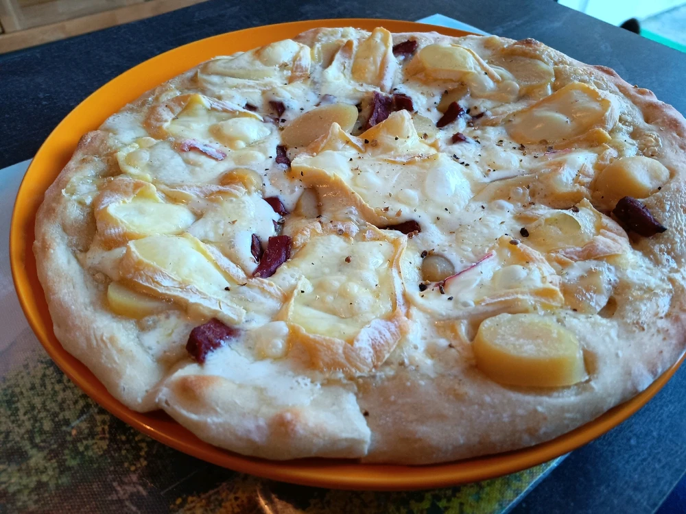 Pizza inspiration tartiflette
