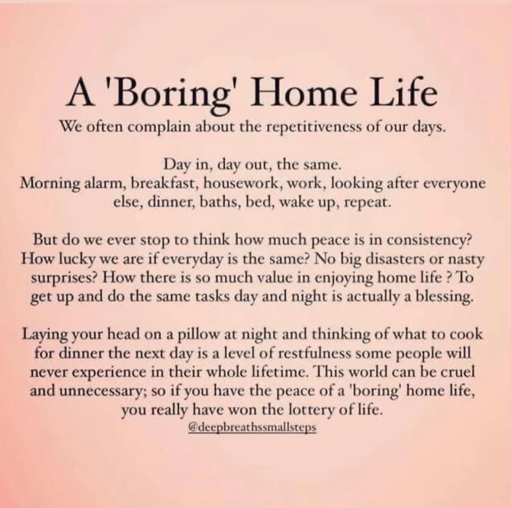 Nice and Boring 😁