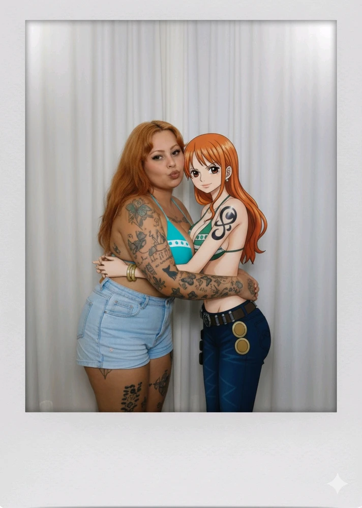 Com a Musa 🧡🤌🏻 hahah só pq gosto pouco dela