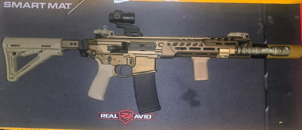 AFPG MCX Spear lt. 7075 lower. Primary Arms ACSS optic, bcm mod 1 grip, mod 3 foregrip, Blackpew Clutchlok mock supp,
