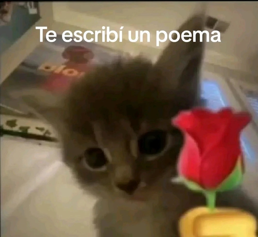 He aquí un poema: