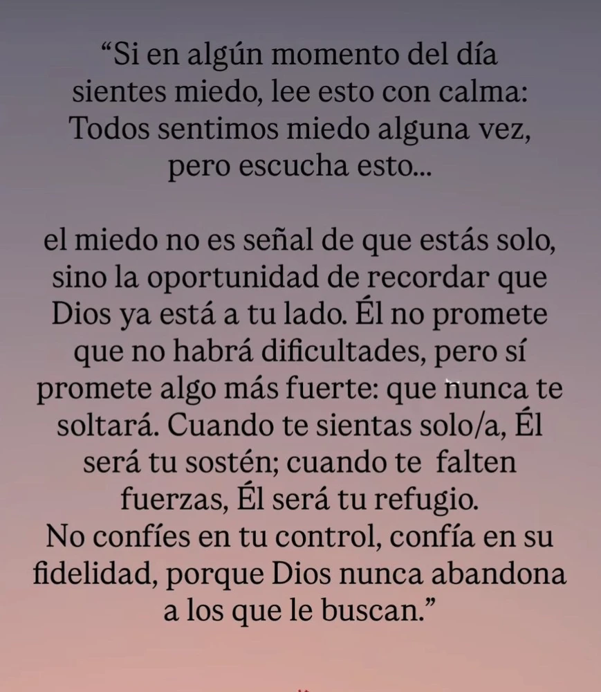 Dios siempre tiene el control