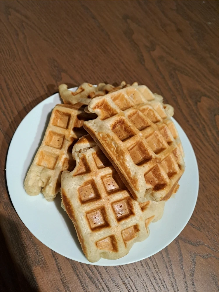 Meine ersten selbstgemachten Waffeln seid langem 👀🧇