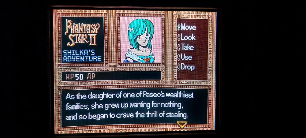 Bora Phantasy star II Text adventure Shilka Route a última 👌🏾