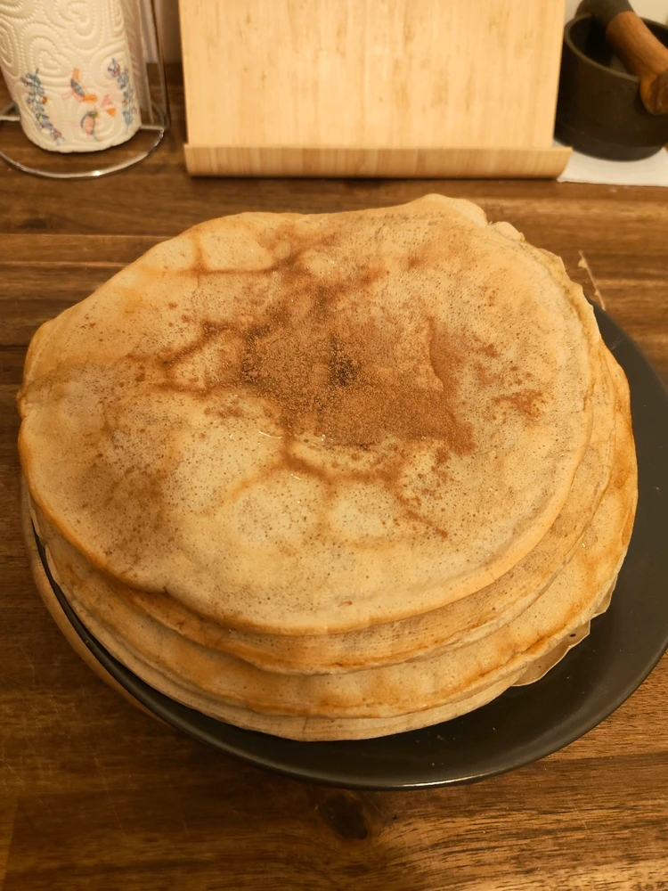 Heute Abend Mal was Super einfaches 9 Stöckiger Pfannkuchen 🤤
