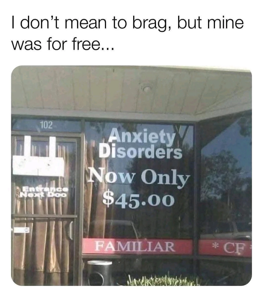 Ah the free things in life