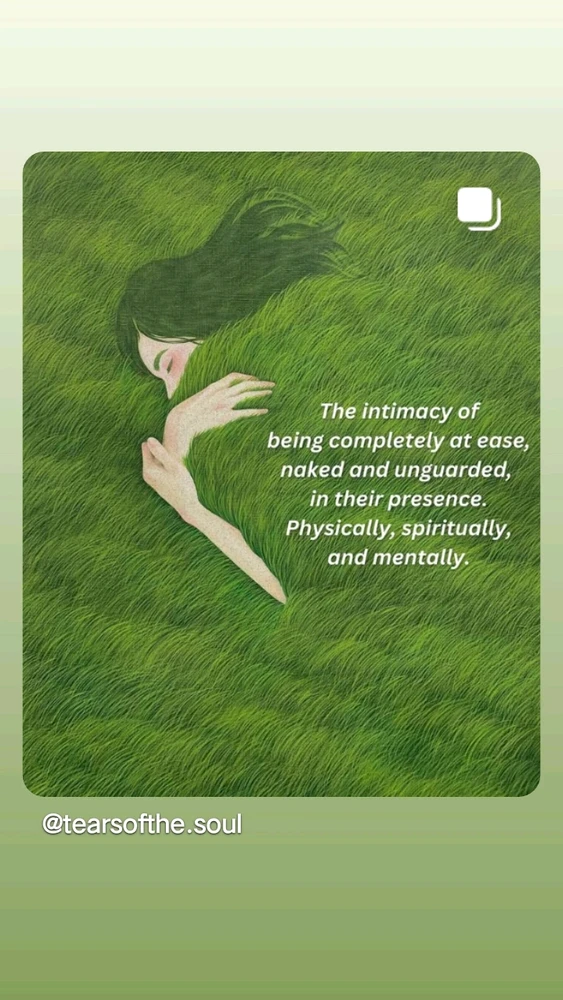 The intimacy of......