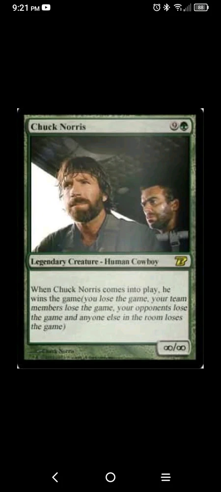 You can always rely on Chuck